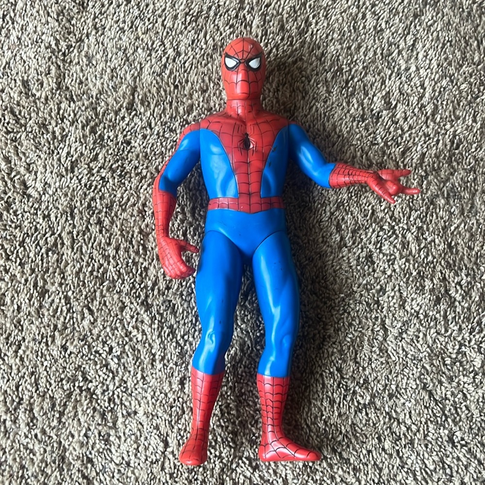 Marvel 14” Spider-Man Figure Super Size Heroes Toy Biz 1991 Spiderman Vintage